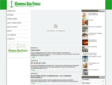 Tablet Screenshot of chimicasanfedele.com